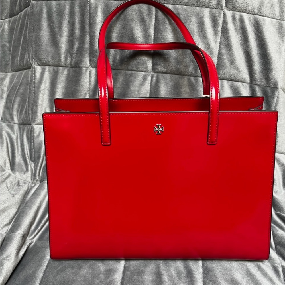Tory Burch Scarlet Leather Tote